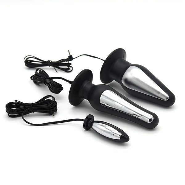 Electric Shock Medical Themed Aanl Plug Sex Toys Prostate Massager Butt Plug Electro Anal Sex Toys Accessory Anus Stopper