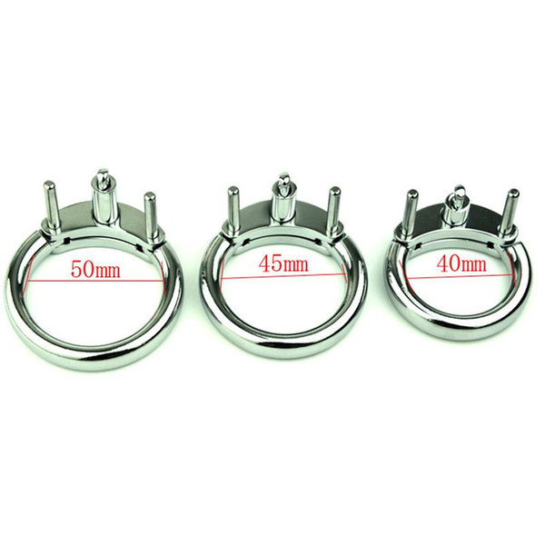 40 /45/50 MM Choose Male Chastity Belt Accessories Cock Cage Metal Cock Ring Adult For CB6000 Chastity Deivce Sex Toys For Man