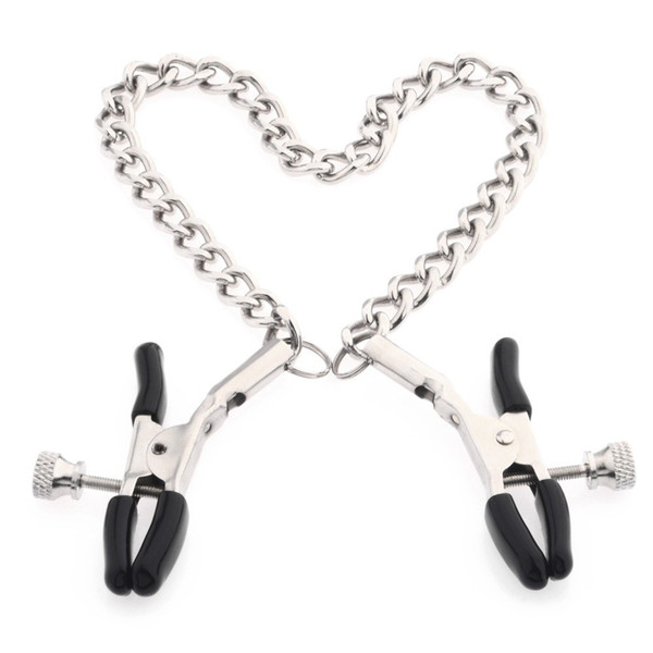 fetish nipple clamps shaking milk stimulate breast clitoris clip massage slave sex toys for couple men female