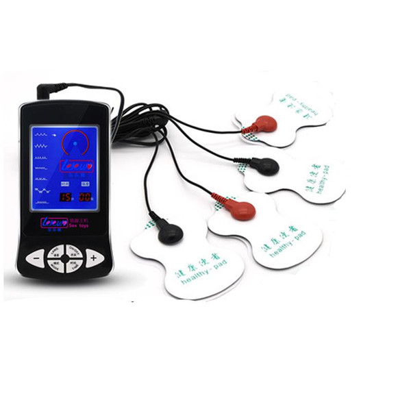 Free Shipping Medical Themed Toys Pads Electro Shock Body Massager Kits Electric Shock Physiotherapy Massage Patch Sex Toys For Coupels