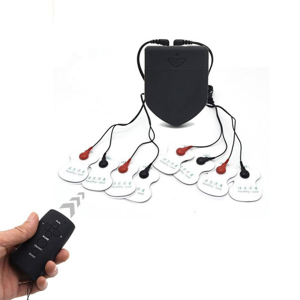 Wireless Remote Control Electric Shock Pads Sticky Paste Massage Full Body Medical Themed Electro Stimulator Adult Games Sex Toys