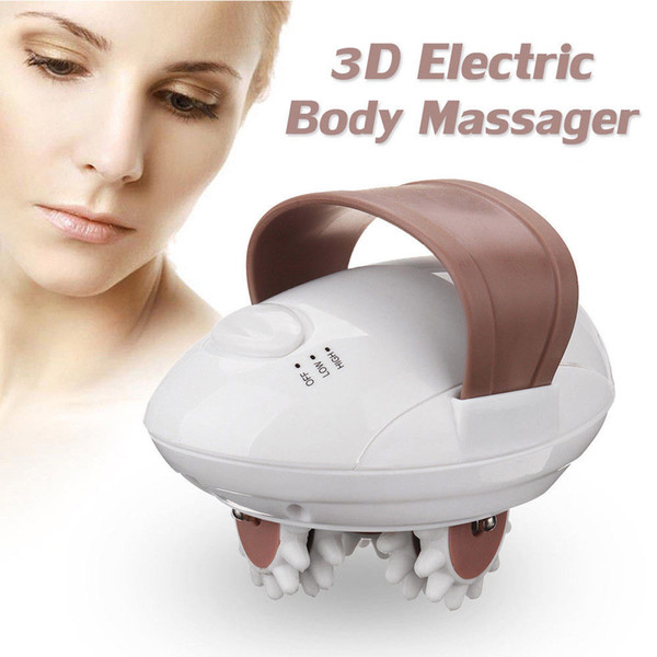 Mini 3D Electric Facial Massager Roller Fat Burner Anti-cellulite Massaging Slim Portable Set