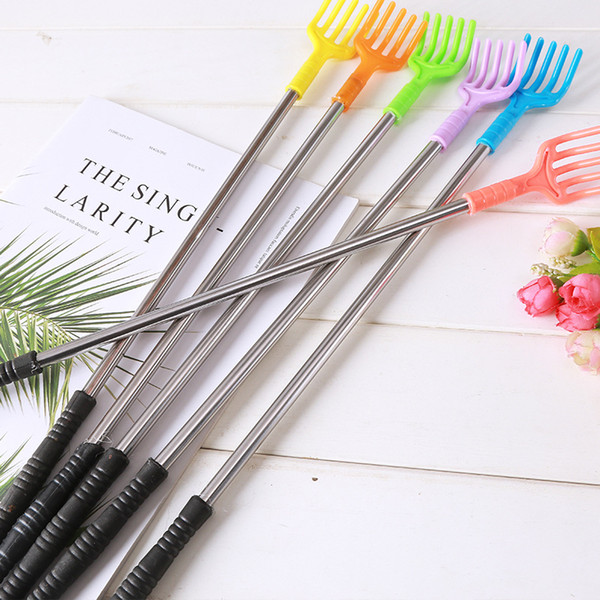 Telescopic don't beg portable tickle crawl old man le tickle rake tickle claw itching device stainless steel don't beg
