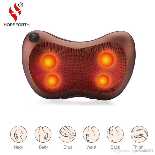 Massage Device Neck Relaxation Pillow Massage Vibrator Electric Shoulder Back Massager Car.shiatsu Massage Pillow With Heating