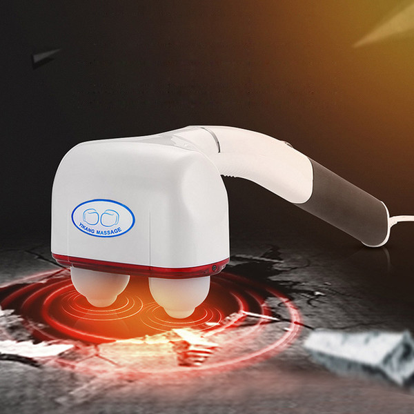 Double Head Massager Stick Waist Neck Full Body Massager Infrared Electric Massage Hammer New Massage 0602045