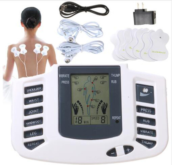Digital physiotherapy meridian acupuncture multi-function therapy cervical vertebra body massage instrument home electronic pulse massager