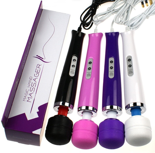 10 Speeds Magic Wand Massager Full Body Massage AV Vibrator Stick with Strong Motor Sex Toys for Women