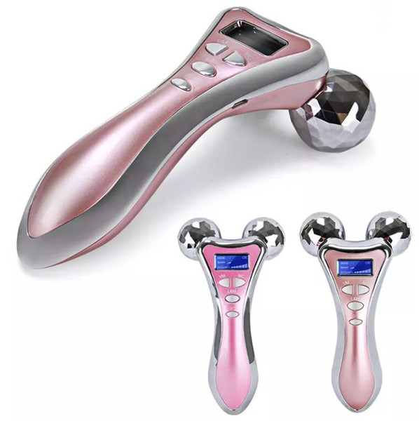 3D Beauty Face Roller Vibration Photon Therapy Massager V Face Slimming Body Anti Cellulite Massageador Facial Roller