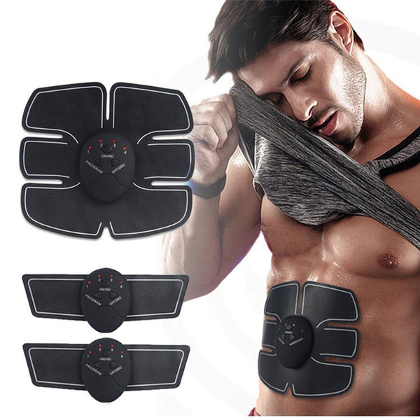 Electric EMS Stimulator Abdominal Trainer Muscle Toner Abdominal Arm Muscles Abs Body Pad Sculpting Exercise Machine Smart Fitness Massager
