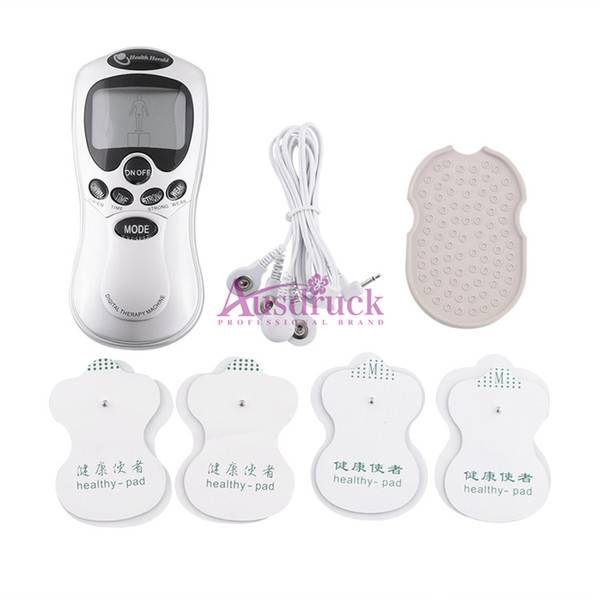 Low price Full Body Tens Massager Digital Therapy Slimming Acupuncture Machine + 4 Electrode Pads + 1 x 4-Way Electrode Pad wire