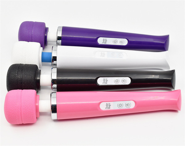 New Magic Wand Massager USB Rechargeable 30 Speeds AV Vibrator Full Body Massager 110~250V Voltage Sex Toys for Women