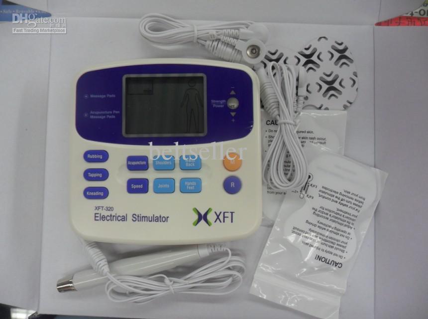 Electrical Stimulator Relax Body Relieve Pain Massager Full Body Massager with retail box 1pcs/lot