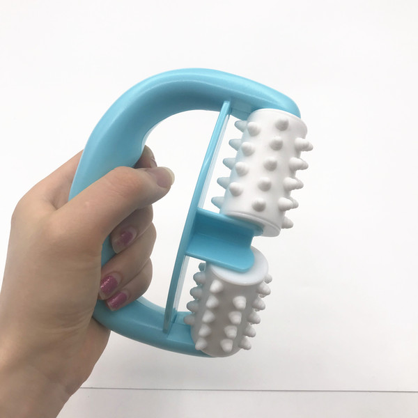 Blue D Type Fat Control Roller Massager Cellulite Leg Abdomen Neck Buttocks Fast Anti Cellulite Face Lift Tools Dermaroller