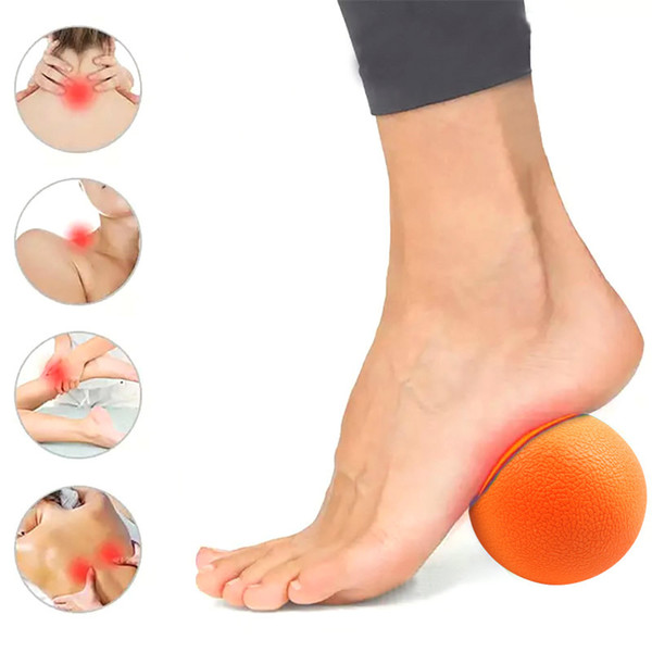 1Pcs Massage Ball Yoga Lacrosse Balls Relax Muscle Body Myofascial Trigger Point Release Fitness Ball Massage Training Tool C19011201