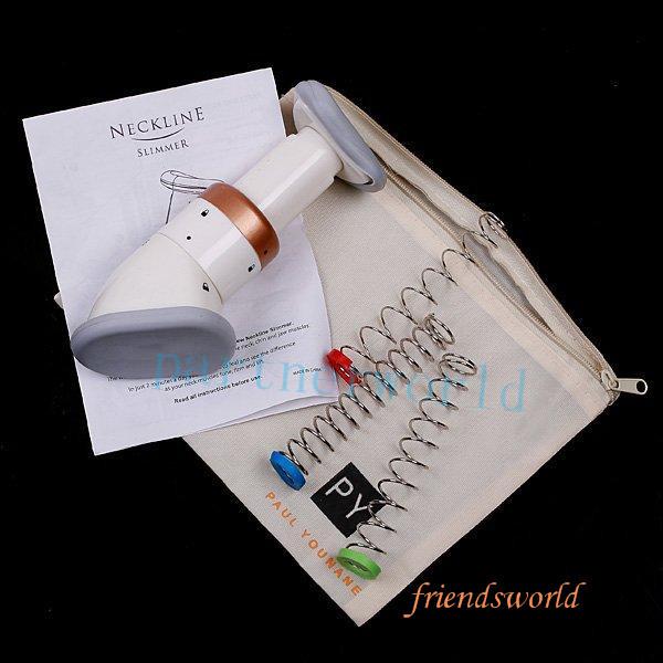 200pcs New New Neckline Slimmer Neck Line Exerciser Thin Chin Massager drop Shipping 200packs DHL FEDEX UPS Free Shipping