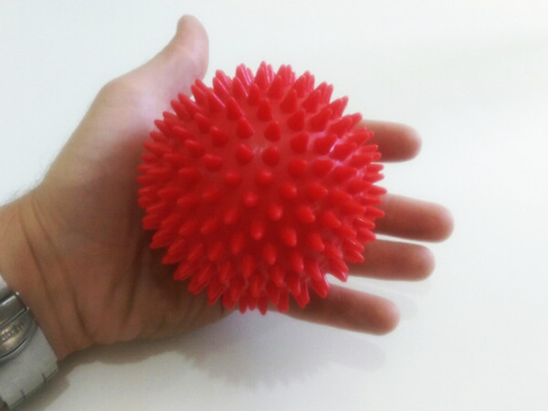 9cm 3.5inch Effective Spiky Massage Ball Trigger Point Foot Muscle Pain Relief Yoga Health Care Full Body Massager (3 Colors)