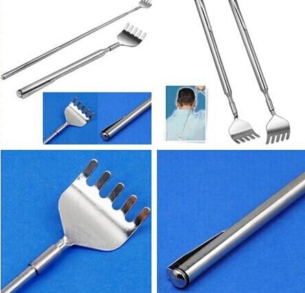 Healthy Back Scratcher Stainless Telescopic Portable Extendable Handy Pocket Pen Clip Back Scratcher