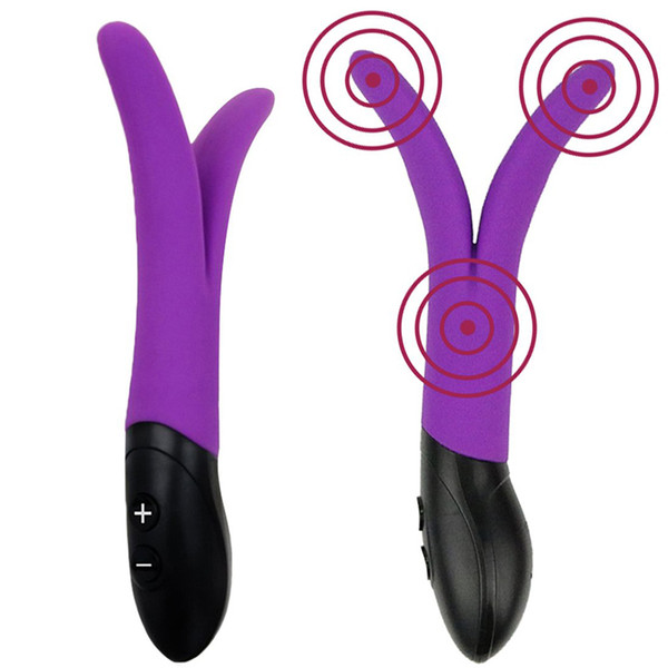 Full Body Massager for Women and Men Sex Toys Electric Vibrator USB Recharge Multi Speeeds Waterproof Purple Vibrators Couple Toy ON SALE