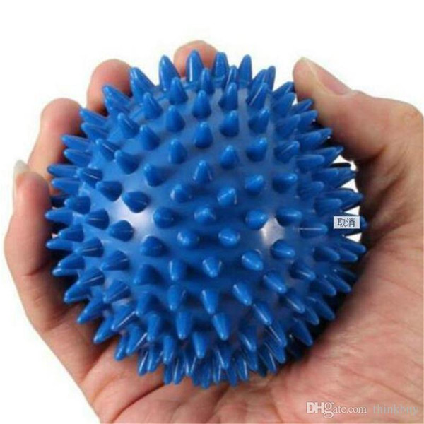 Body Massager, Spiky Point Massage Ball Roller Reflexology Stress Relief for Palm Foot Arm Neck Back Body Health Care Tool 2019032706