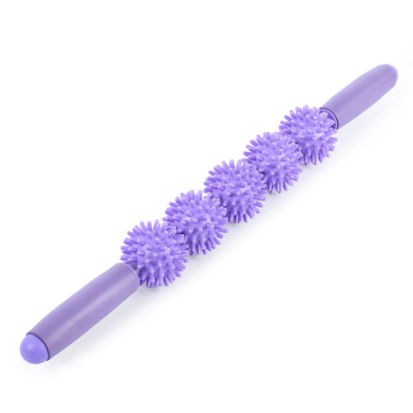 20inch Gym Muscle Massage Roller Yoga Stick Muscle Body Massage Relax Tool Muscle Roller Sticks with Point Spiky Ball
