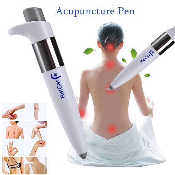 2018 Relcarfe Pulse Analgesla Pen Relieve Pain Acupuncture Pen Multifunction Acupoint Pen Portable Mini Body Massager