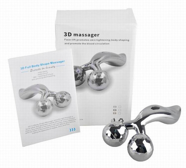 2016 New 3D Roller Massager 360° Rotate 3D Full Body Shape Massager Face Massager Lifting Wrinkle Remover Y Shape Roller Massager 100Pcs/lot
