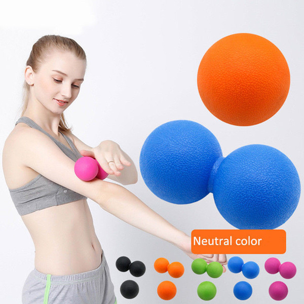 Fitness Massage Ball Therapy Trigger Full Body Exercise Sports Crossfit Yoga double Balls Relax Relieve Fatigue Tools GGA609