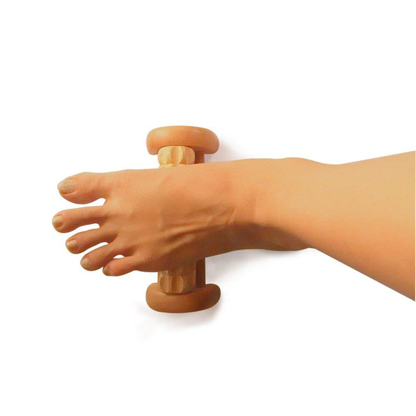 TheraFlow Foot Massager Roller Relieve Foot Arch Pain Plantar Fasciitis Muscle Aches Soreness Stimulates Myofascial Release for Relaxation.