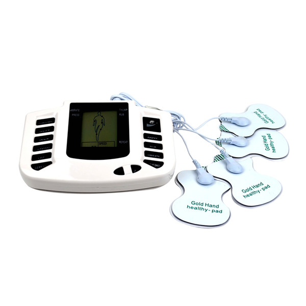 2018 New Electrical Stimulator Full Body Relax Muscle Therapy Massager Pulse tens Acupuncture Health Care Slimming Machine 16 Pads