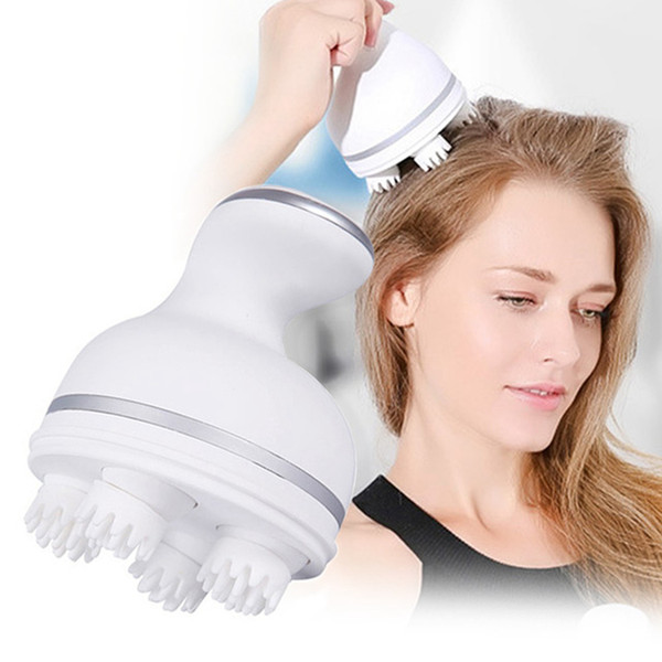 Electric 3D Head Scalp Massage USB 3D Kneading Scalp Massage Head Comb Body Massage Brush RRA835