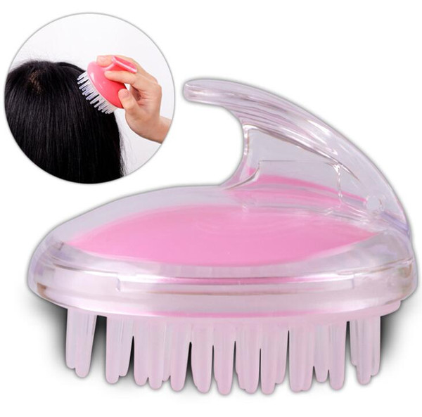 Silicone Head Massager Shampoo Scalp Massage Brush Hair Washing Comb Body Massage Brush free shipping