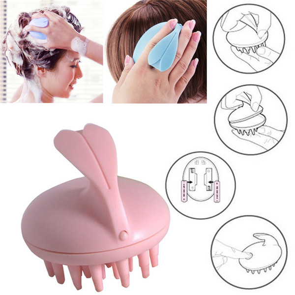 Electric Hair Comb,Rambling Scalp Massage Hairbrush Vibrating Silicone Comb Massager Electric Hair Brush For Bathroom