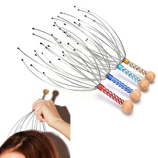 Head Massager for Sale Fashion Light Weight Hair Massage Stress Relief Massagers Fun Beauty Tool Scalp Stress Relax Mothers Day Gift