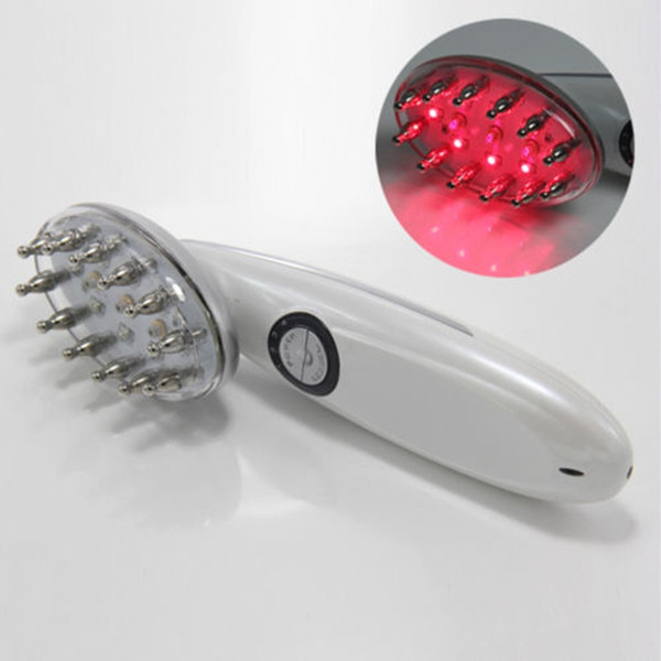 Pro Electric Microcurrent RF Radio Frequency Red Led Photon Theory Head Massager Hair Regrowth Skin Lifting