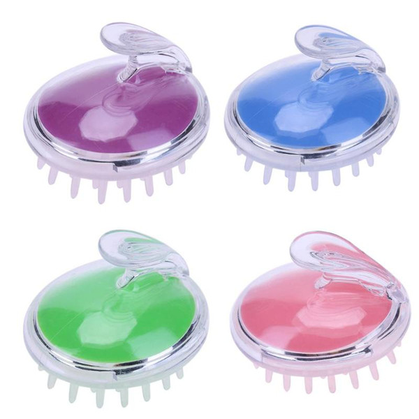 Silicone Head Body Massager Shampoo Scalp Massage Brush Hair Washing Comb Body Shower Brush Bath Spa Slimming Massage Brush