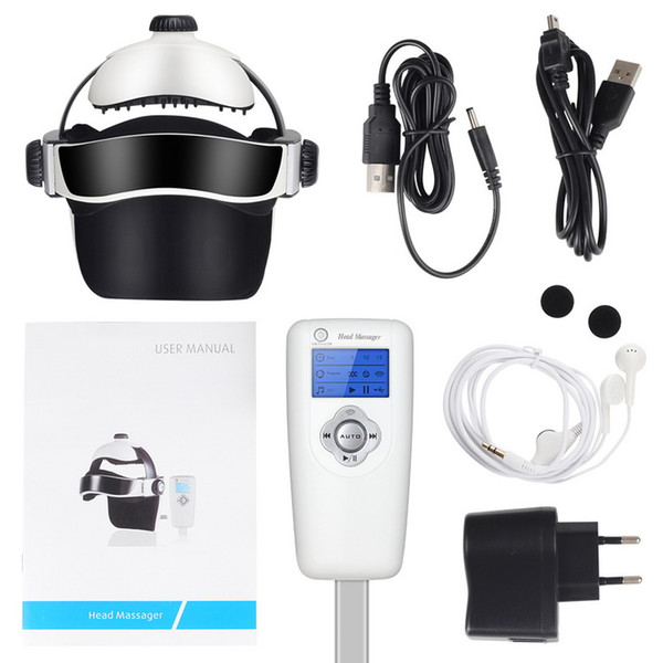 2018 portable head massager helmet vibrating electric head massager for relax home use CE approval DHL Free Shipping