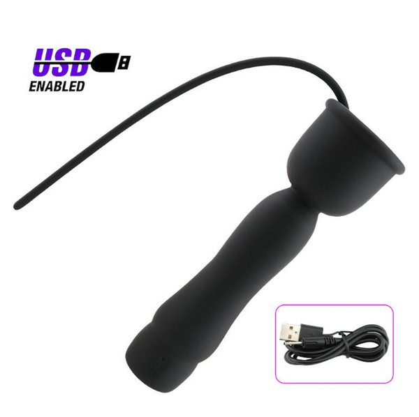 Find_To Adult Supplies Wholesale USB Charging Shock Horse Eye Urethral Tube Silicone Backcourt Anal Plug FCR0122