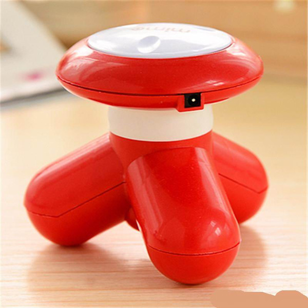 Neck Massager Wave Waist And Muscle Care Machine Head Shoulder Massage Three Feet Handle USB Small Size Cute neck shoulder massager