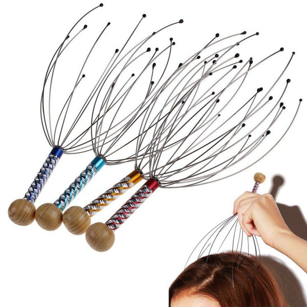 2016 fashional lowest price hot selling Newest Handheld Head Scalp Neck Massager Massage Stress Relax Equipment