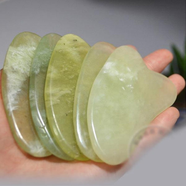Gua Sha Body Facial Massager Scrape Chinese Treatments Natural Jade Scraping Care Humen Healthy Tool Free Shipping