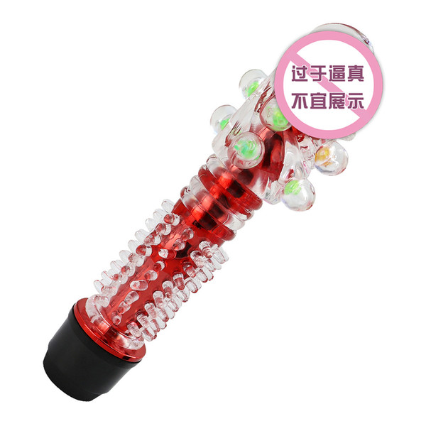 Tatyking Adult Supplies Wholesale Crystal Stick Vibrator Female G Point Masturbation Massage AV Stick CR0314