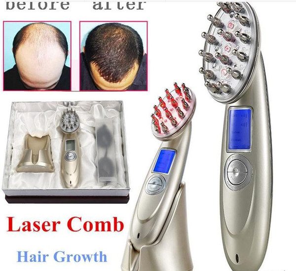 2018 New arrival Factory promotion Beauty Equipment Comb Anti-hair loss massage comb Hair Growth Massager