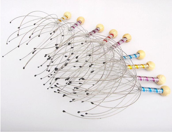 1000Pcs Manual brains calp hand head massager head neck scalp massager claw items with full-quality stainless steel wire relaxing