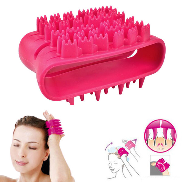 New silicone double-sided massage meridian head cleaning massager