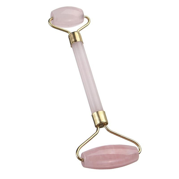 Rose Quartz Roller Slimming Face Massager Gua Sha Scraping Massage Tool Facial Back Relax Body SPA Skin Care Beauty Tool Facial Roller