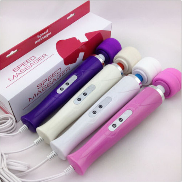 10 Speed Vibrator Hitachi Motor Massage Full Body Massager Magic Stimulator Wand