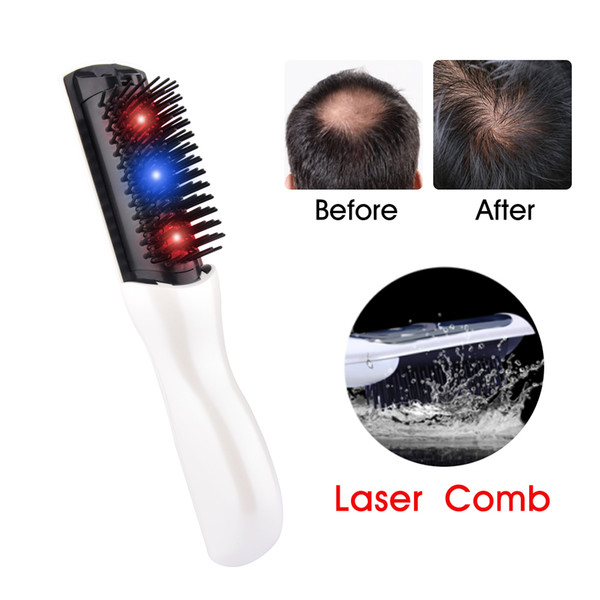 Electric Wireless Infrared Ray Massage Comb Hair follicle Stimulate Anti Hair Loss Care Dense Hair Growth Head Massager