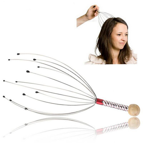 Head Neck Scalp Stress Relief Octopus Massagers Massage Relax Supports Deep Relaxation Tool LX3912