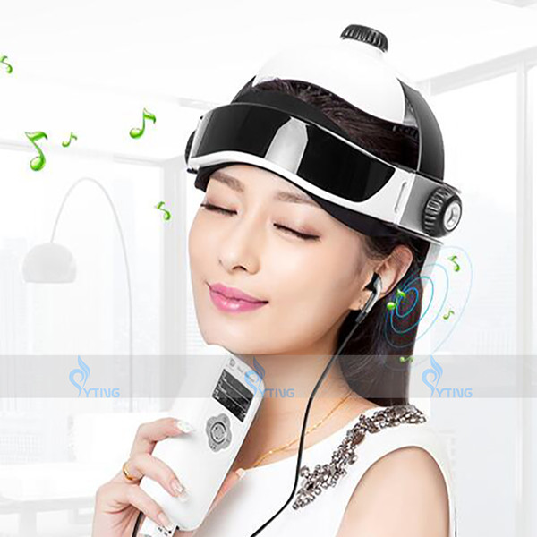 Electric Digital Head Massager Vibration Relax with Music Air Pressure Blood Circulation acupuncture points Massage Anti Stress Machine