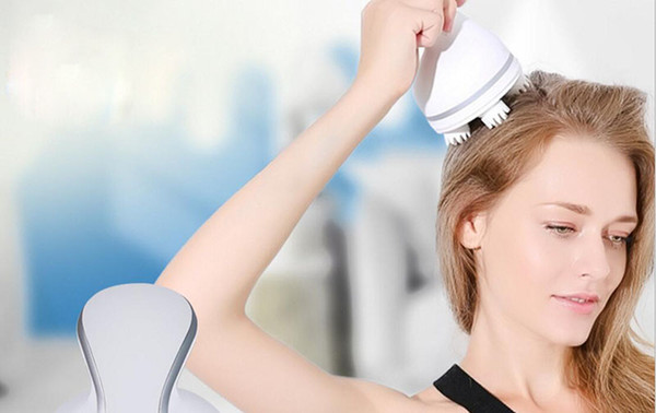 Water Wave Head Massager Multi Functional Cervical Spine Usb Electric Roller Eye 3D Scalp Massage Instrument Gift